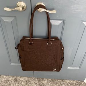 Vera Bradley brown tote
